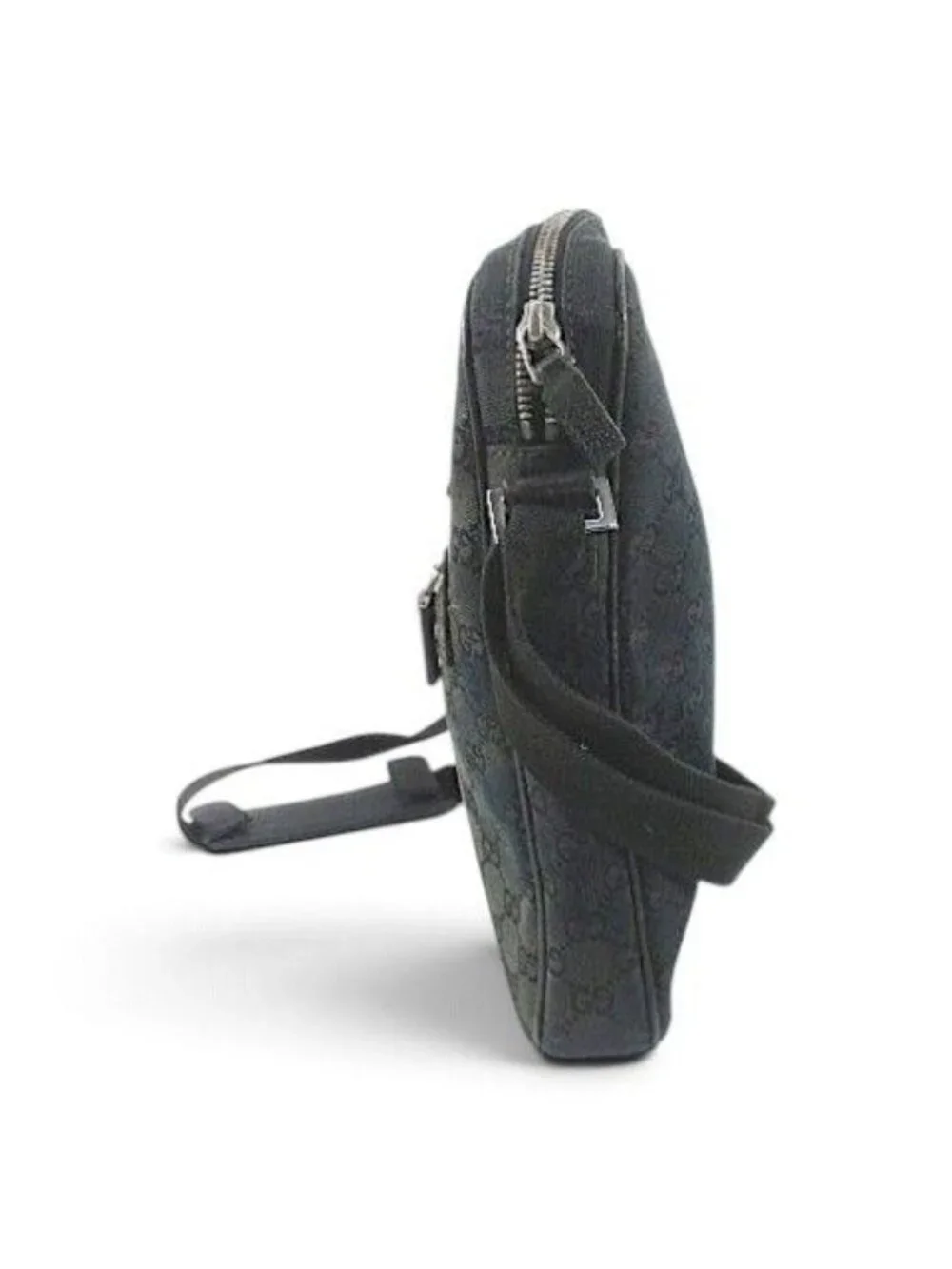 Gucci Shoulder Bag Crossbody GG Canvas Black